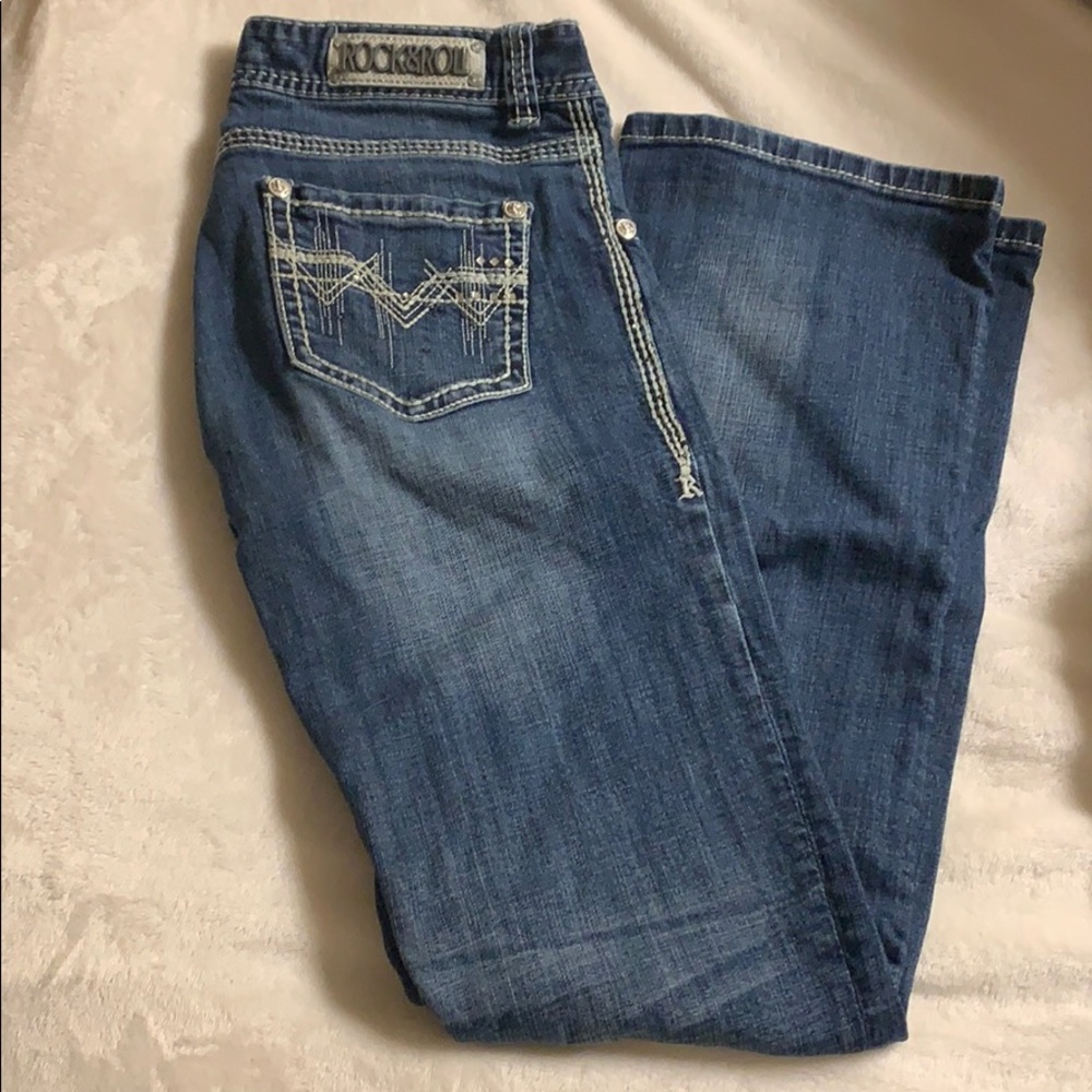 Rock and Roll Cowgirl mid rise jeans size 31x34